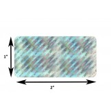 RECTANGLE HOLOGRAPHIC STICKER AUTHENTIC / ORIGINAL